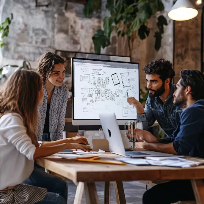 UI and UX design planning